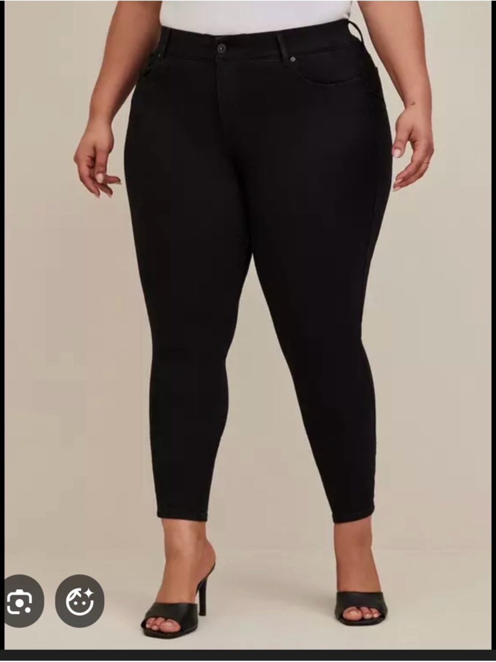 torrid Black Premium Sky high Skinny Jeans